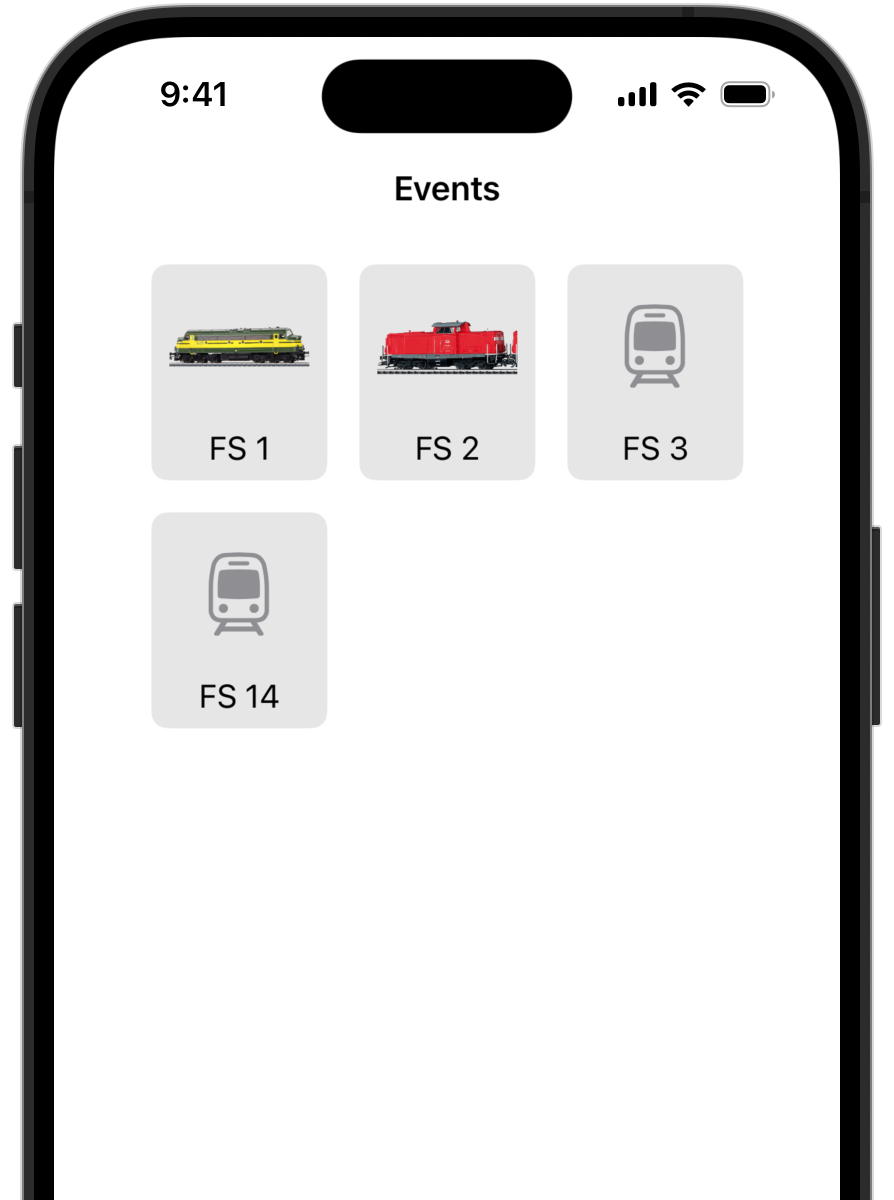 Start events from RailControl Pro on Mac, iPad and iPhone for Märklin Central Station